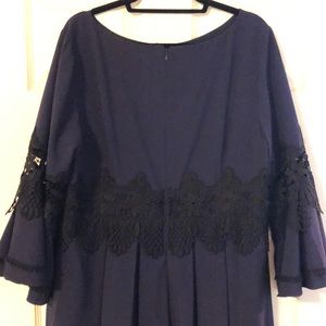 Eliza J Navy & Black Dress 18W